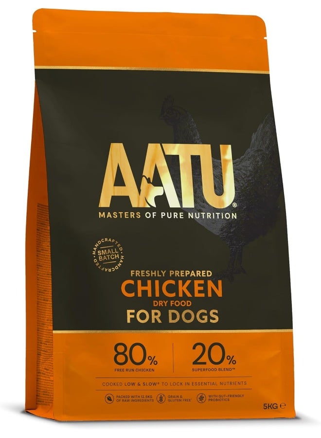 AATU 80/20 Complete Dry Dog Food, Chicken 5kg - Image 2