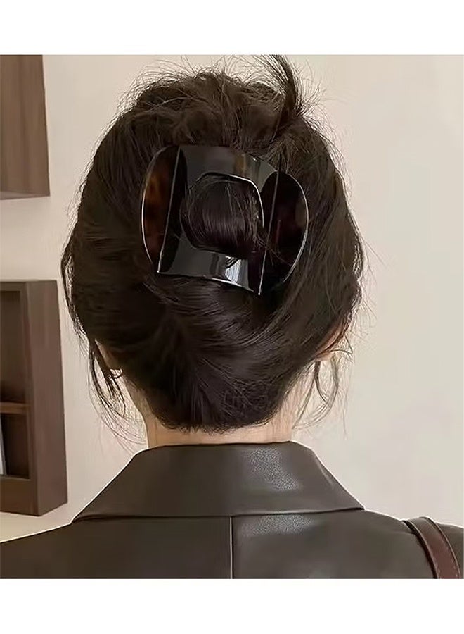 إم إكس إن New Large Small Size PC Hair Clips, 4 Pcs Set Flat Hair Clips for Women Non-slip Hair Accessories Vintage Duck Claw Hairpins Girl Barretets. - Image 5