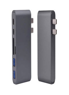 نيبمينينت موزع بـ6 منافذ USB للابتوب أبل ماك بوك برو رمادي  - Image 1