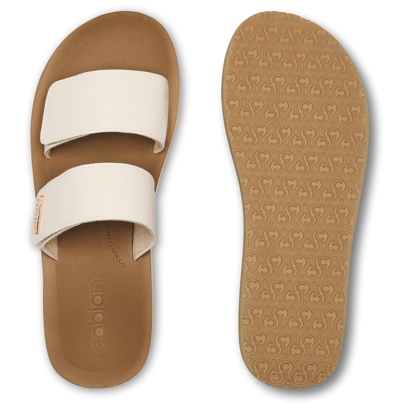 Cobian Dana Rise â€“ Womenâ€™s Adjustable Flatform Sandals â€“ Supportive Slip-On Sandals for Women With Arch Support, White, 8 - Image 2