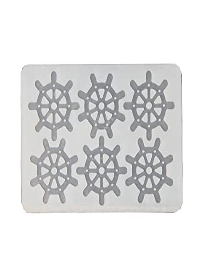 MoldBerry Silicone Steering Wheel Shape Garnishing Mould - Cake Decorating, Chocolate Garnish, Reusable, BPA Free, Pink - Image 4