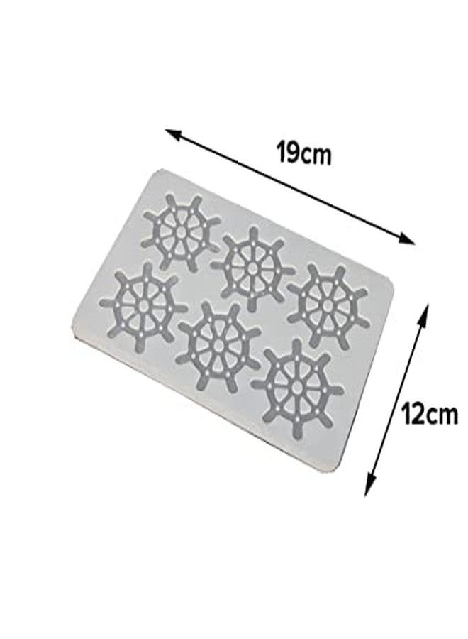 MoldBerry Silicone Steering Wheel Shape Garnishing Mould - Cake Decorating, Chocolate Garnish, Reusable, BPA Free, Pink - Image 5