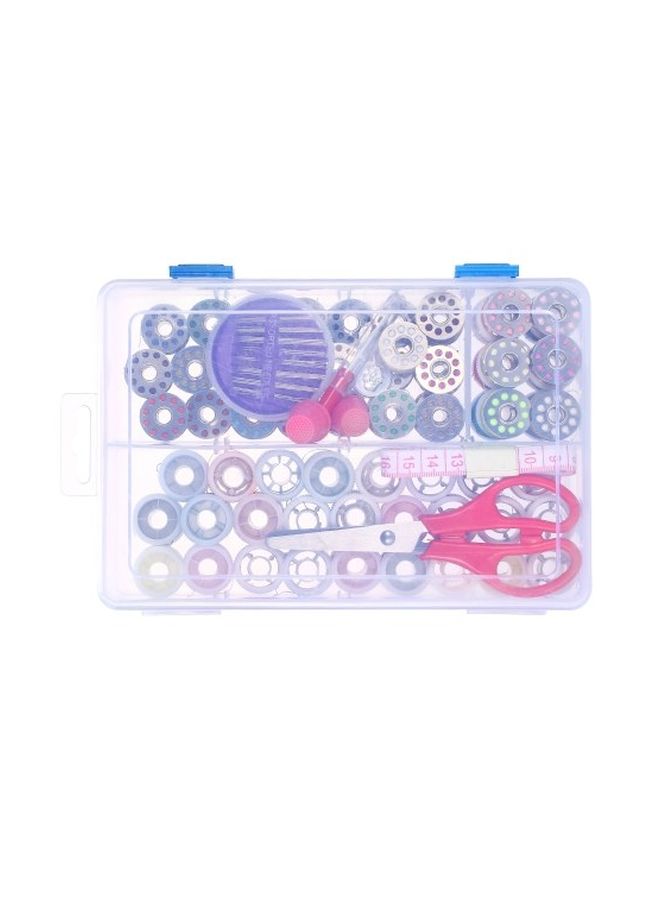 NIBEMINENT 32-Piece Thread Bobbins With Spools And Sewing Accessories Kit Multicolour 22x14x4.5centimeter - Image 3
