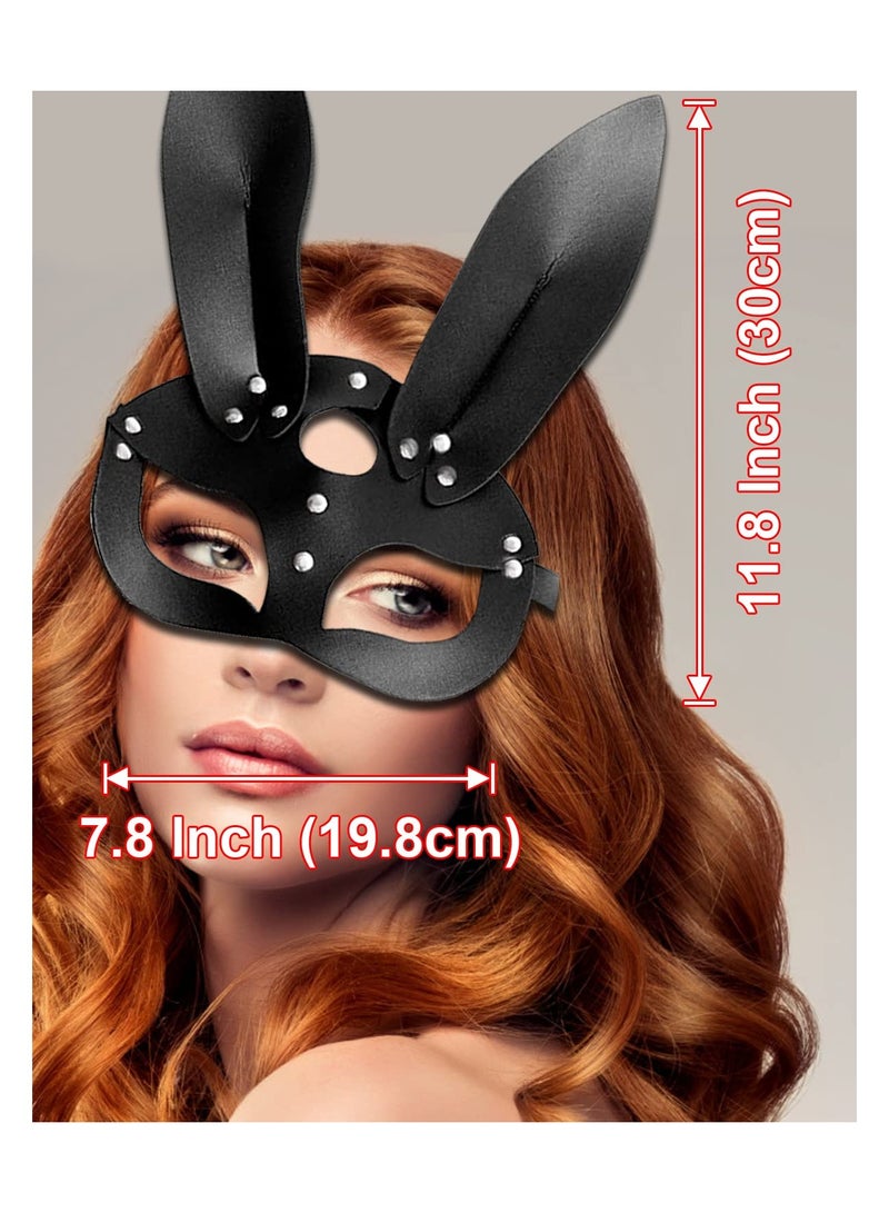 Cat Mask for Women, Masquerade Mask for women Bunny Mask Cat Face Mask for Club Cosplay Costume  - Image 4