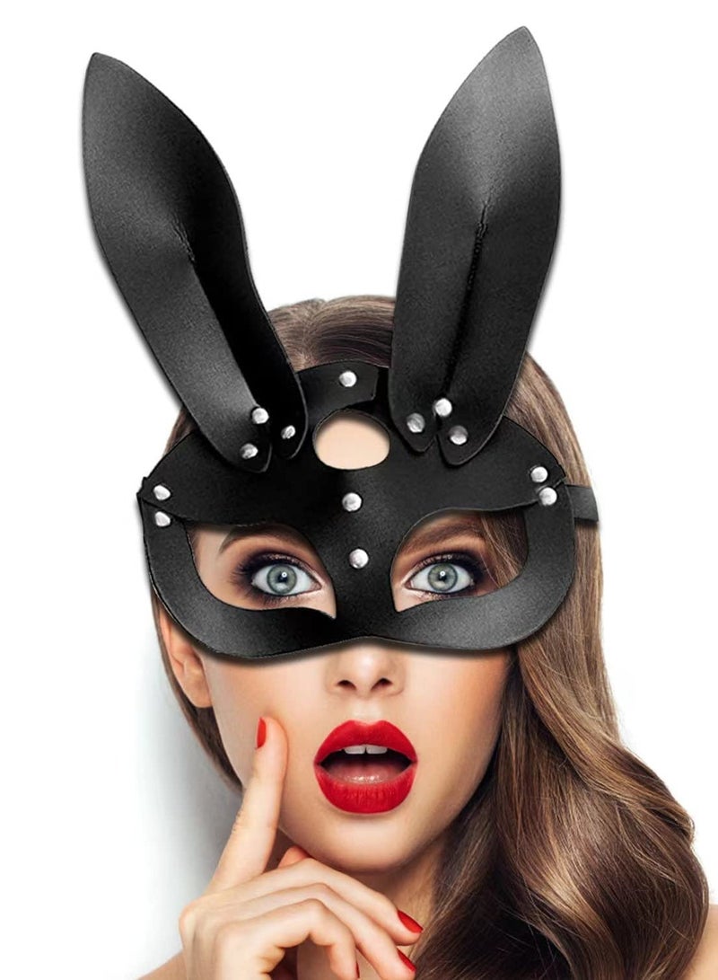 Cat Mask for Women, Masquerade Mask for women Bunny Mask Cat Face Mask for Club Cosplay Costume  - Image 1
