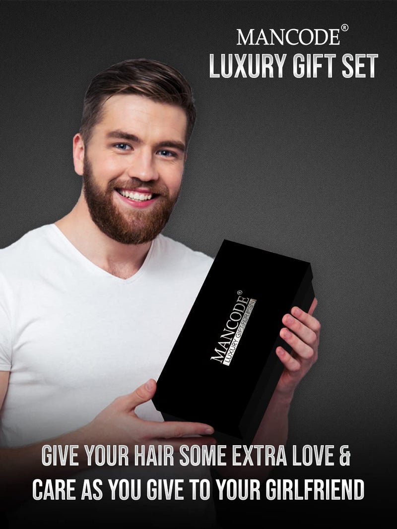 MAN CODE Mancode Gift Set for Men  Premium Grooming Kit  Mens Skin Face Hair  Body Care Combo Kit  All Products Are Free From Paraben SLS  Mineral Oil Hair Fall Control Kit Gift Set 05 - Image 5