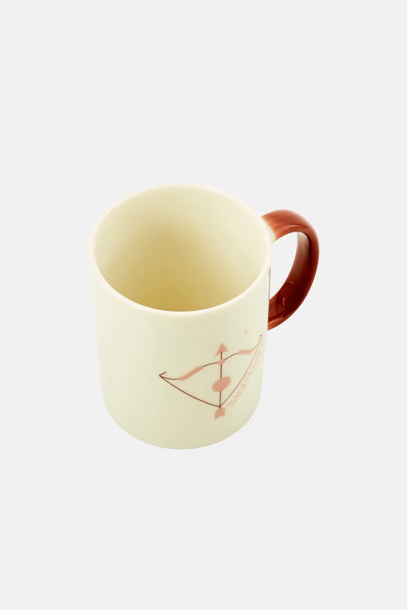Muy Mucho Sagittarius Zodiac Mug 330 ml, White