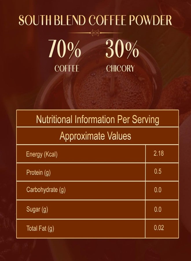 Bevzilla Instant Filter Coffee Powder – South Blend | 70% Coffee, 30% Chicory | 100g (50g x 2 Packs) | No Added Sugar | Bold Taste | Quick Preparation - Image 5