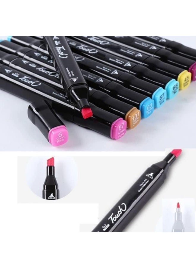 36-Color Art Marker Set – Rich Colors and a Professional Touch for Every Painting 🎨✨ Perfect for drawing and coloring for creative enthusiasts, hobbyists, and professionals - Image 2