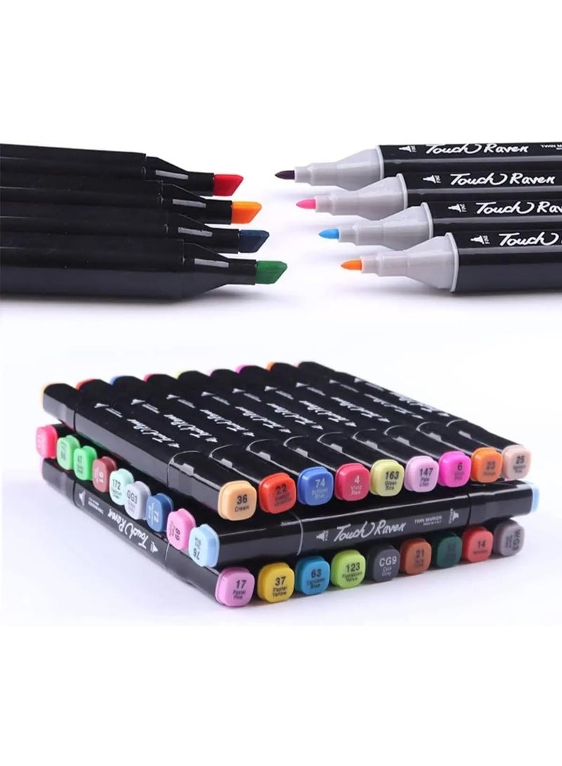 36-Color Art Marker Set – Rich Colors and a Professional Touch for Every Painting 🎨✨ Perfect for drawing and coloring for creative enthusiasts, hobbyists, and professionals - Image 4