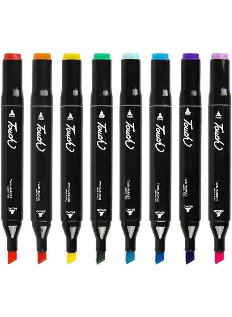 36-Color Art Marker Set – Rich Colors and a Professional Touch for Every Painting 🎨✨ Perfect for drawing and coloring for creative enthusiasts, hobbyists, and professionals - Image 3