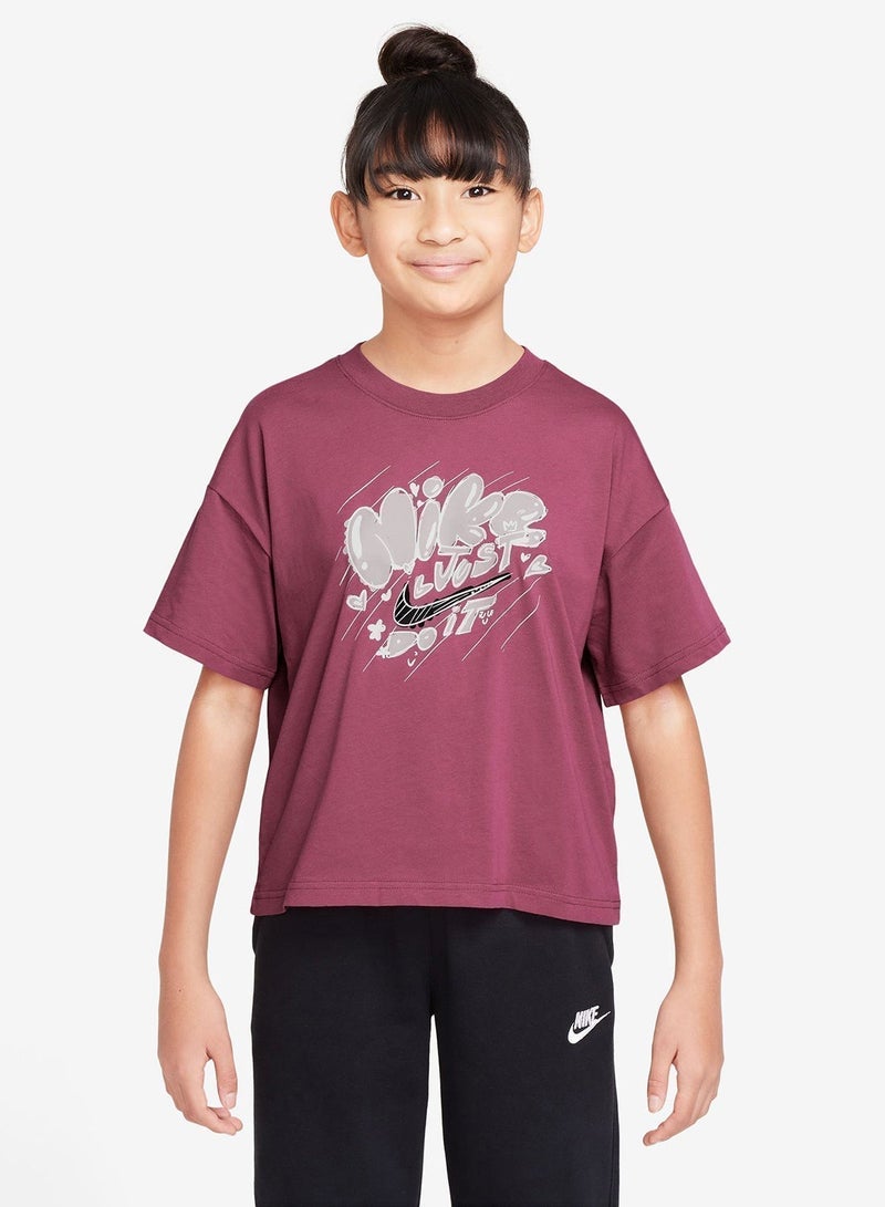 Nike Nsw Essential Doodle Graphic T-Shirt - Image 3