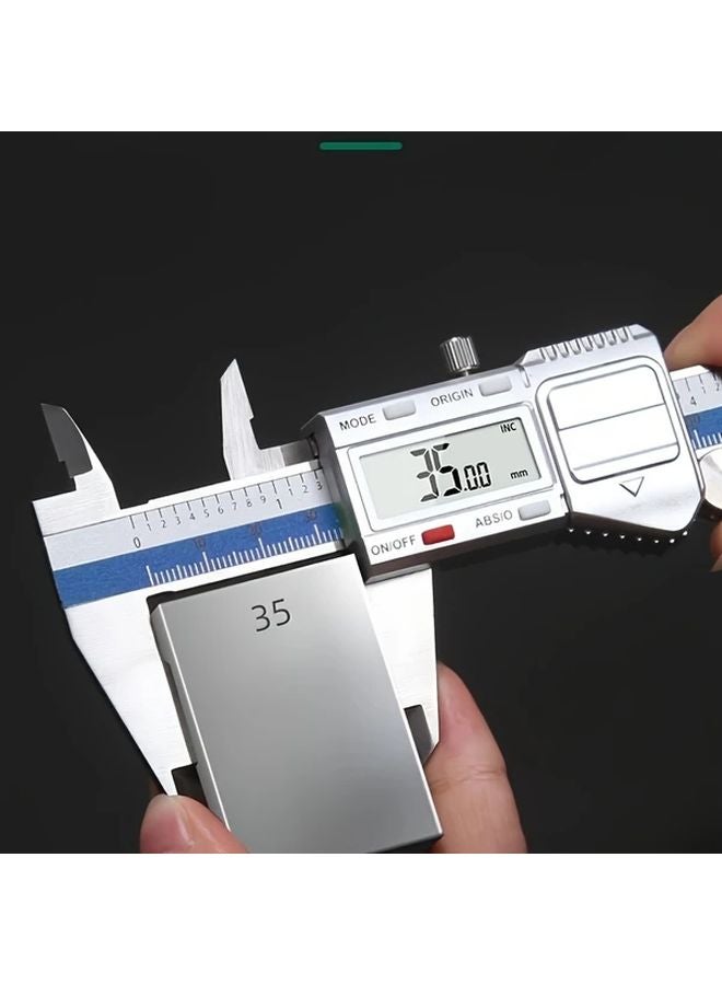 الفرجار الرقمي الأزرق - دقة 0.01 مم - شاشة كسرية مضاءة بخلفية LED - أداة معدنية - Image 2