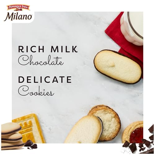 Pepperidge Farm Milano Milk Chocolate Cookies, 6 OZ Bag (15 Cookies) - Image 2
