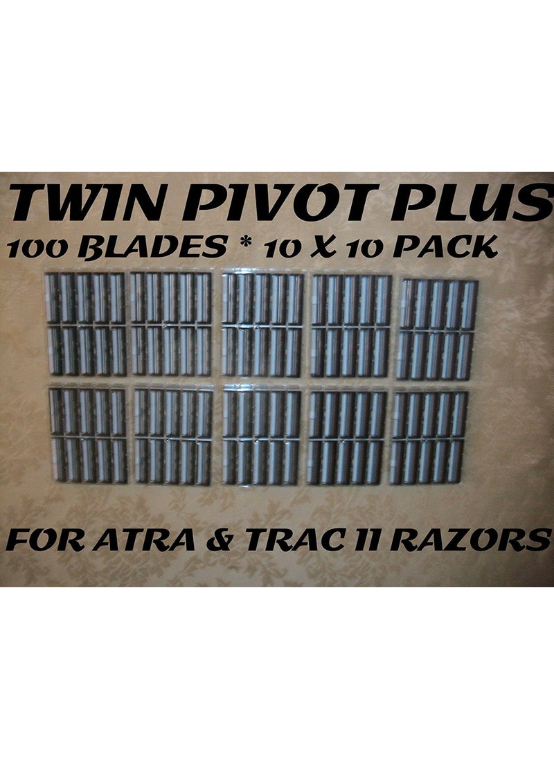 Victoria Personna Twin Pivot Plus  100 Blades 10 x 10 Bulk Pack 