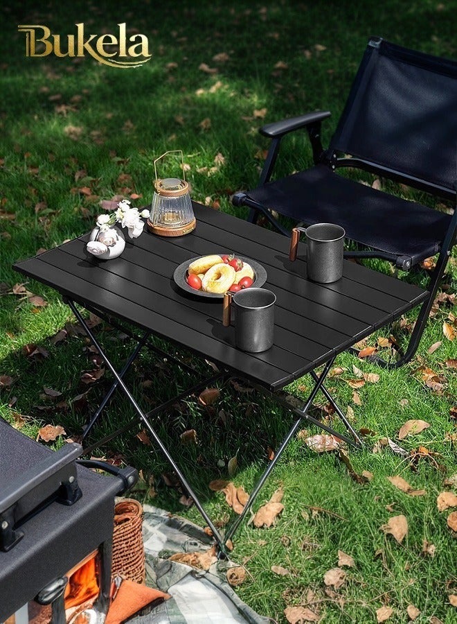 كيلا طاولة تخييم محمولة وطاولة تخييم خفيفة الوزن من الألومنيوم وطاولة شاطئ قابلة للطي للتخييم والمشي لمسافات طويلة وحمل الظهر والنزهات الخارجية. - Image 1