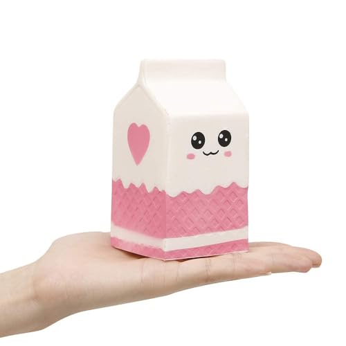 Anboor 48 Inches Squishies Milk Bag Carton Slow Rising Kawaii Scented Squishies Charms Decompress Toy 1 Pcs Color Random - Image 1