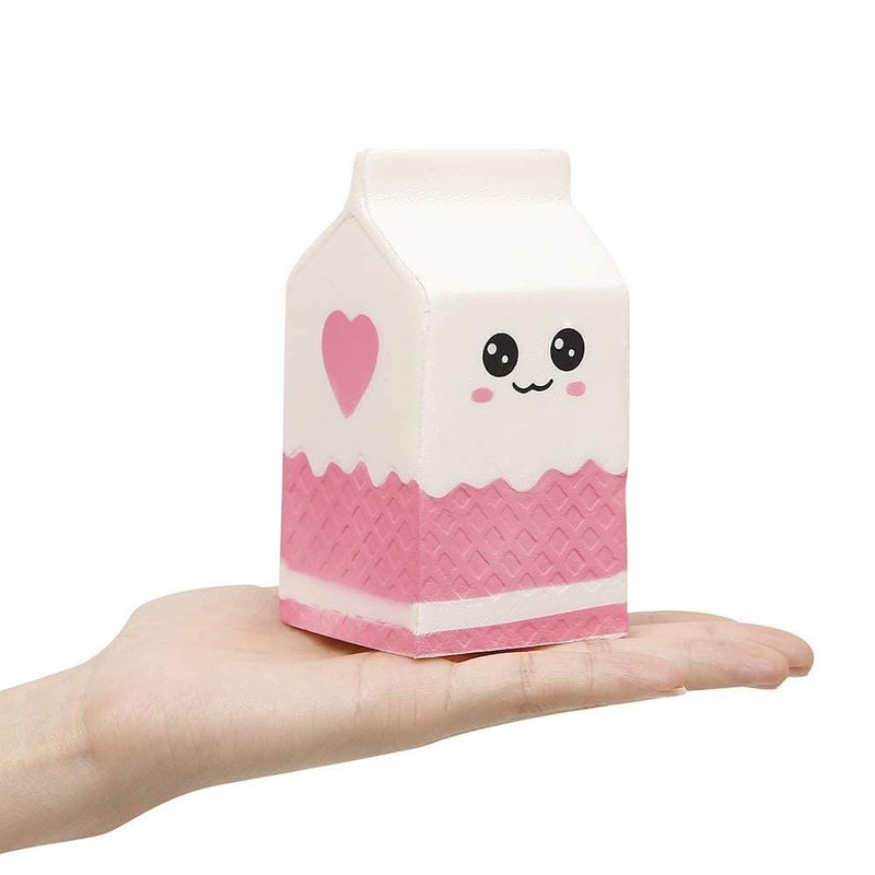 Anboor 48 Inches Squishies Milk Bag Carton Slow Rising Kawaii Scented Squishies Charms Decompress Toy 1 Pcs Color Random - Image 3