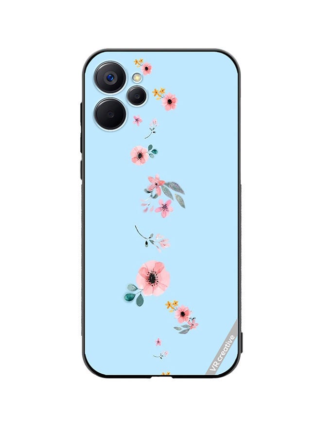 VR CREATIVE Protective Case Cover For Realme 9i 5G Flower Design Multicolour - Image 1