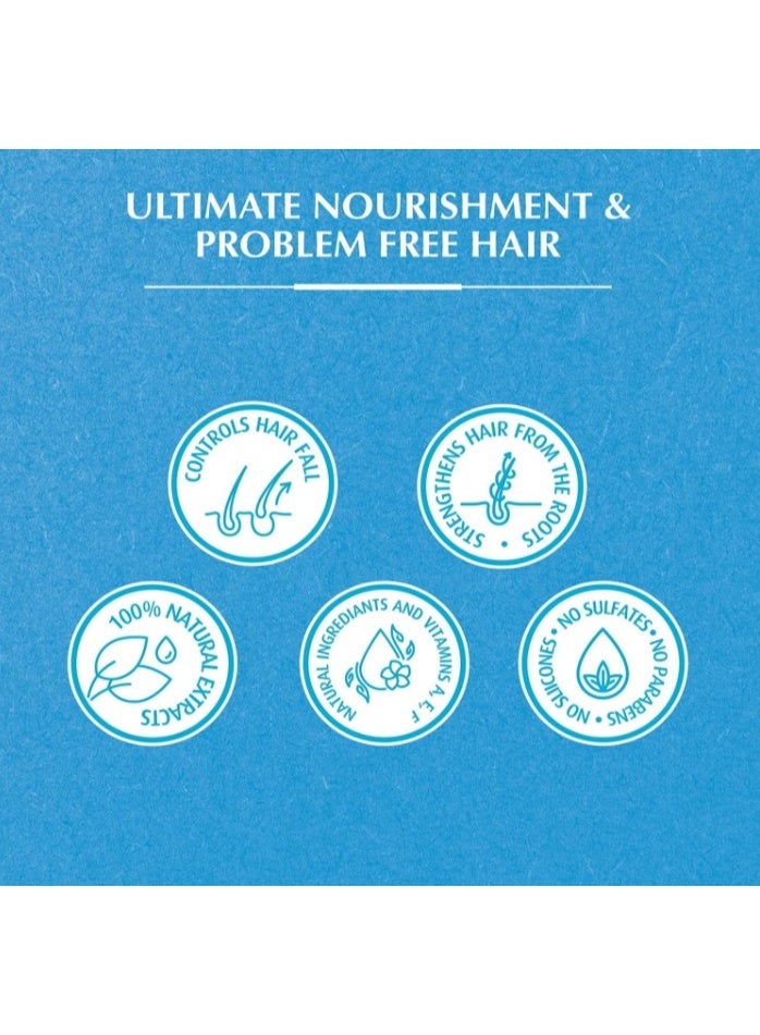 Vatika Naturals Coconut Enriched Hair Oil | Coconut, Castor & Henna Provides Volume & Thickness | For Fine, Thin & Limp Hair - 200 ml - Image 3