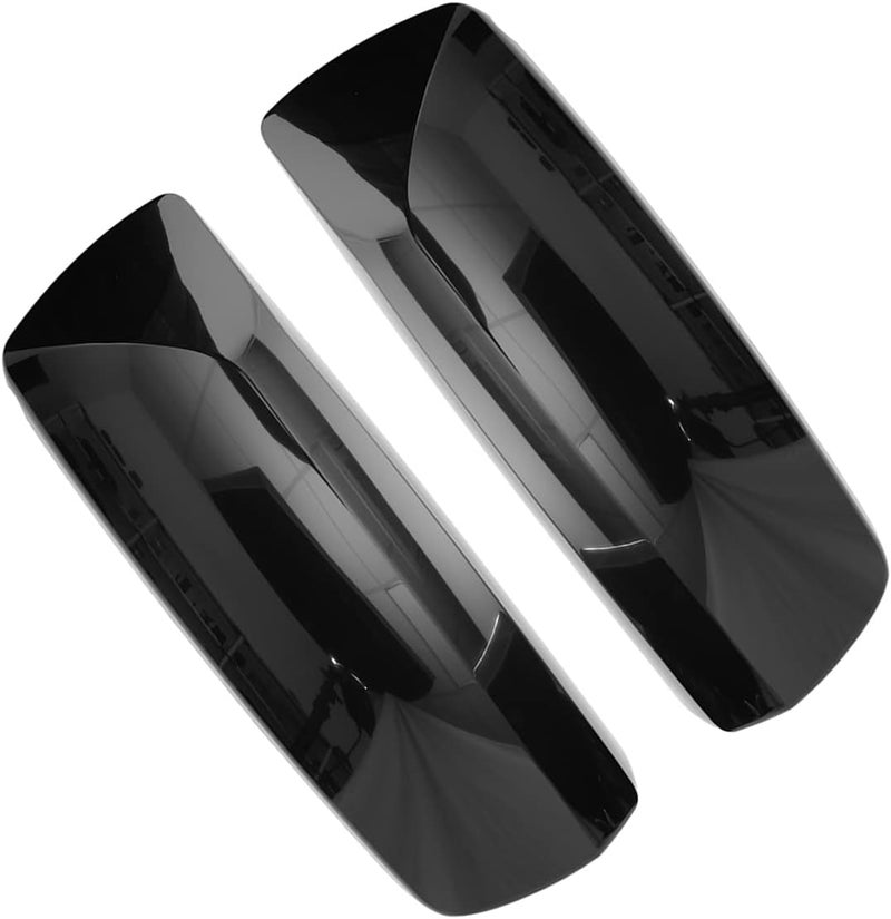 High Soar Black Door Mirror Cover for Volvo VNL VNM Trucks 2004-2017, Driver & Passenger Side (A Pair) - Image 2