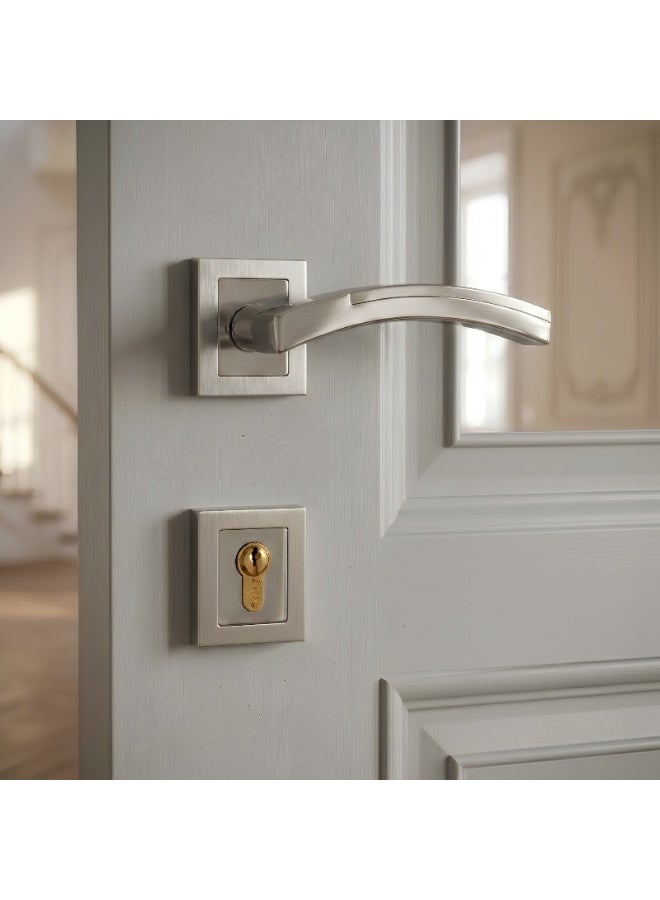 Siag Urve Rosetta Cylinder Door Handle - Image 1
