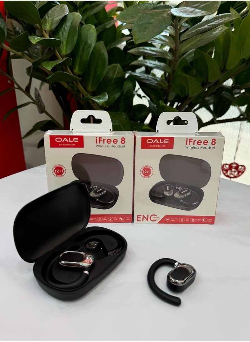 OALE - iFree 8 Wireless Bluetooth Earphones, Dual-Track Stereo with Noise Reduction TWS - Image 1