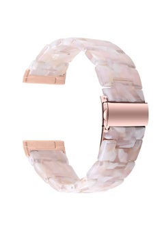 Excefore Resin Watch Band, Compatible Band for Fitbit Versa 4/Sense 2/Versa 3/Sense 1, Lightweight Adjustable, Fashion Bracelet Wristband Replacement for Women Men with Stainless Metal Buckle  - Image 3