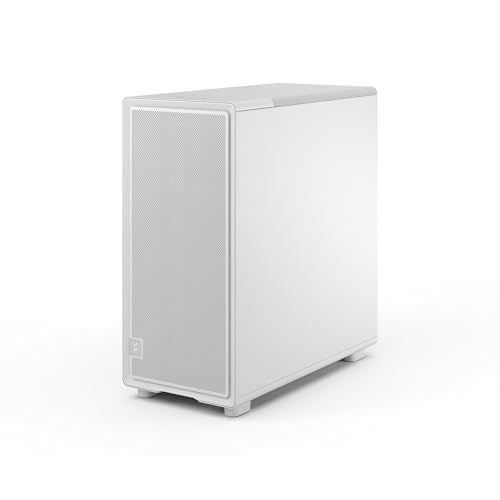 Fractal Design Epoch White - Tempered Glass Clear Tint - High Airflow PC Gaming Case - Mesh Front Panel - Three Momentum 12 Fans Included - Spacious Interior - ATX/mATX/ITX Support - Image 3