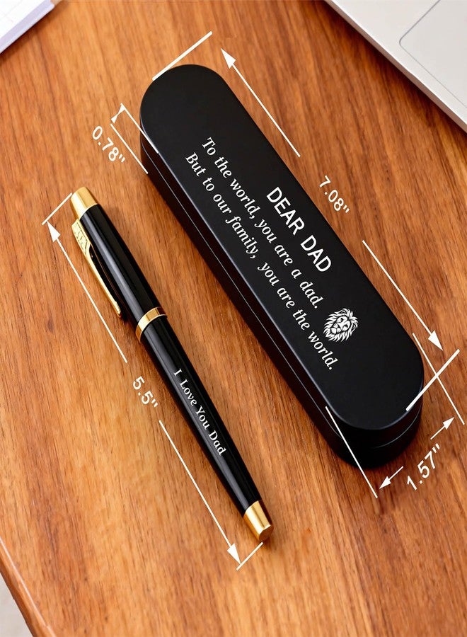TANWIH Dad Gifts from Daughter Son - Engraved Pen Gift Set for Dad with I Love You Message - Dad's Birthday Father's Day Christmas Keepsake Gift from Kids - Image 3