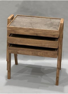 ماركة غير محددة طقم طاولة خدمة القهوة والشاي - مكون من 3 قطع  - Image 1