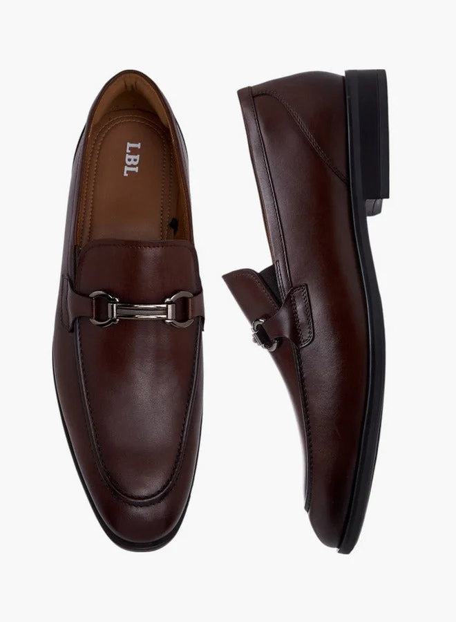 LBL by Shoexpress Metal Accent Slip-On Loafers