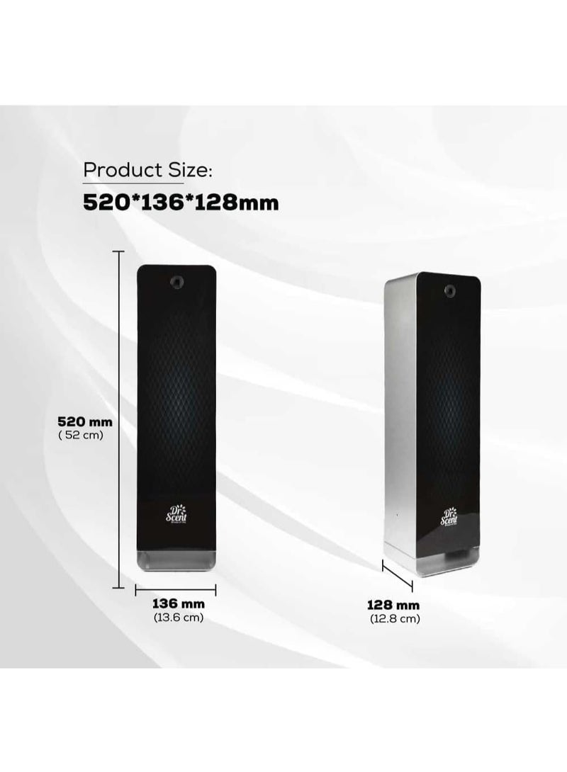 Dr Scent Essential Oil Standalone Mini Diffuser Machine Aromatherapy Scent Diffuser Device for Home, Hotel, Office & Gym | Modern Design, Advanced Scenting Tech | 600m², 1800m³ Coverage Area - Image 3