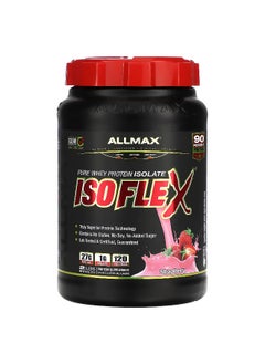 Allmax ALLMAX, ISOFLEX®, Pure Whey Protein Isolate, Strawberry, 2 lbs (907 g)  - Image 1