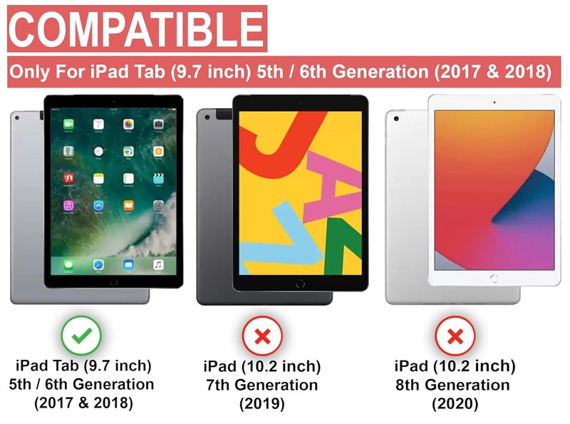 Cedo iPad 5th Gen / 6th Gen (9.7 inch) Tempered Glass | Screen Protector Clear Tempered Glass for iPad Tab 9.7 inch 5th (2017) / 6th Generation (2018) - Image 2