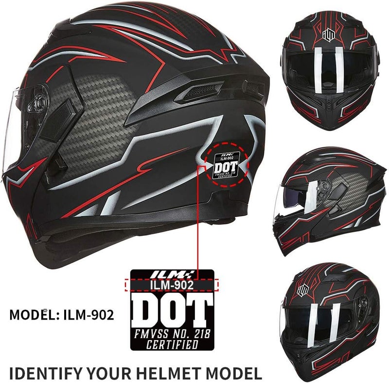 ILM Helmet Anti Fog Visor for Model 902 902L 902BT - Image 5