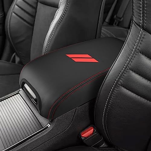 INTGET New Upgraded Center Console Cover for Dodge Charger Accessories 2011-2020 2021 2022 2023 for Chrysler 300 2015-2022 Leather Armrest Cover Console Lid Protector Cushion Pad - Image 1