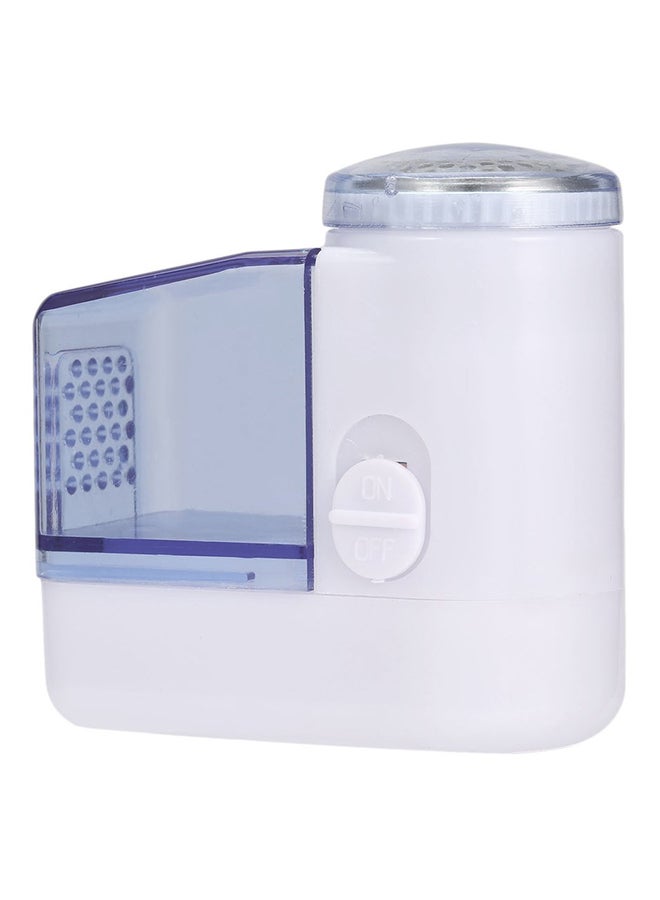 Loquat Portable Fuzz Lint Remover White/Blue 75x40x77mm - Image 1