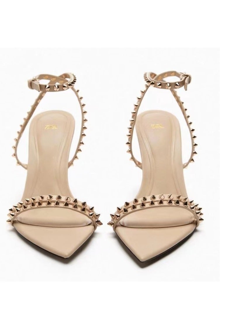 KUYING Summer Minimalist Slim Heel Sandals  - Image 3