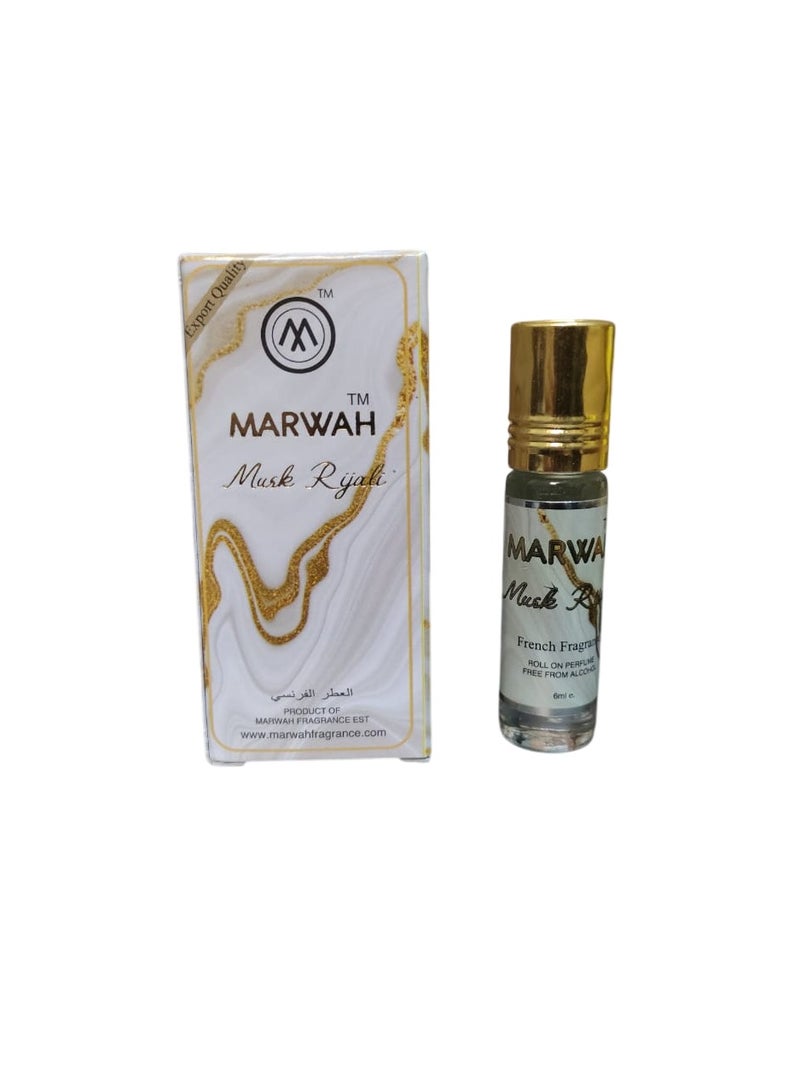 Musk Ryal French Fragrance Roll On Perfume 6ml
