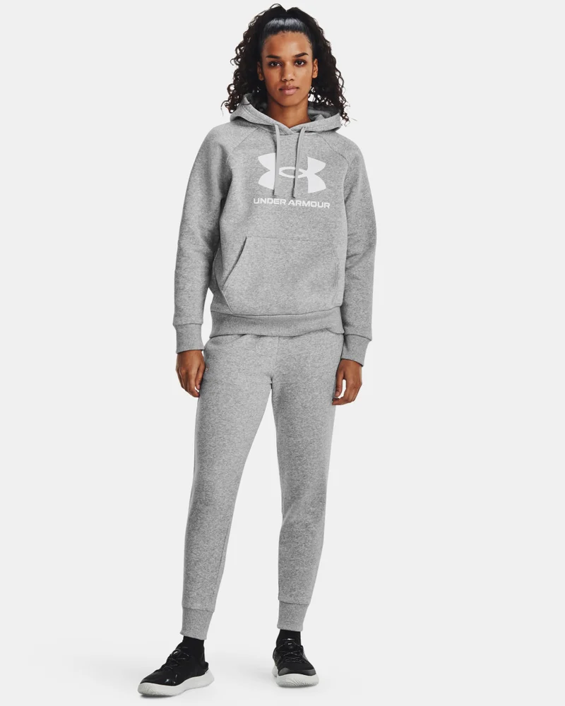 UNDER ARMOUR Women's UA Rival Fleece Big Logo Hoodie