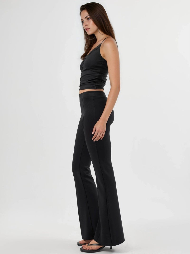 BUSEM Ribbed Elastic Flare Pants - Image 3