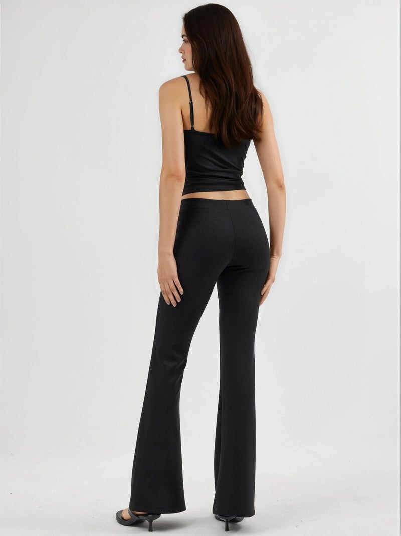 BUSEM Ribbed Elastic Flare Pants - Image 5