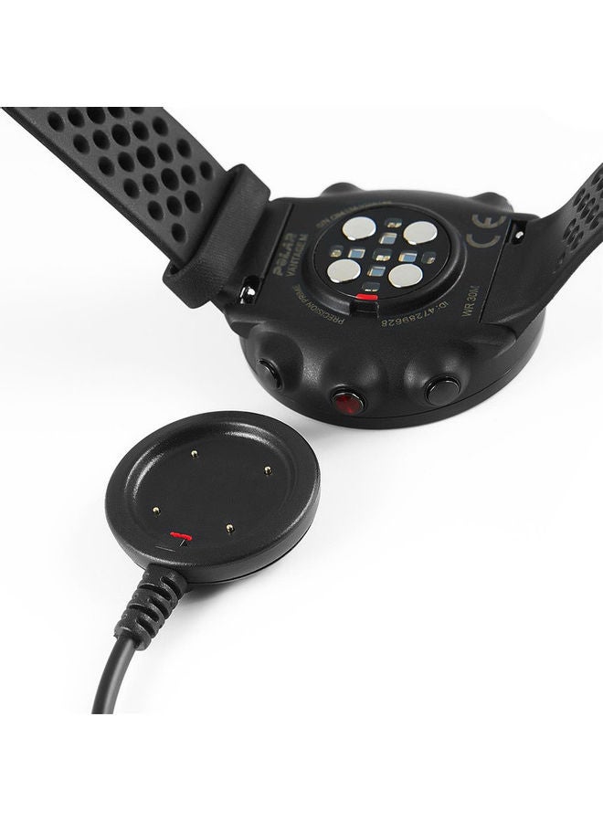 Charging Cable For Polar Ignite/Vantage/Grit X Watch Black - Image 2
