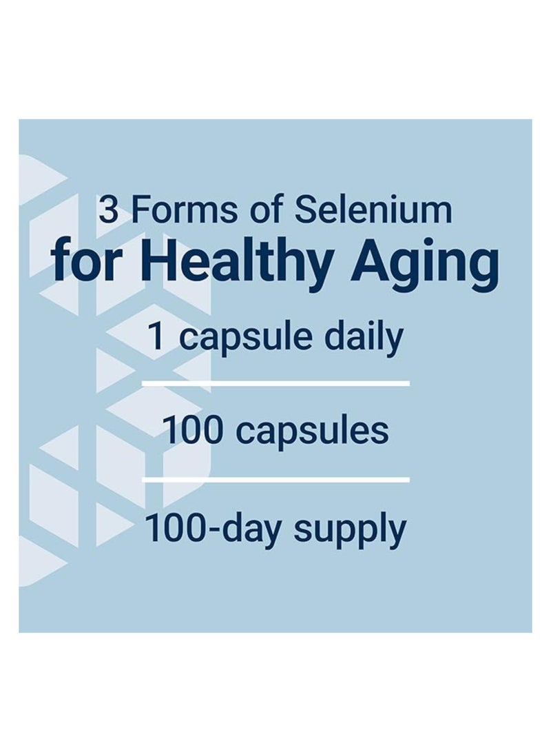 Life Extension Super Selenium Complex & Vitamin E, 3-Form Selenium Blend for Thyroid, Immune & Antioxidant Support, Gluten-Free – 100 Vegetarian Capsules - Image 5