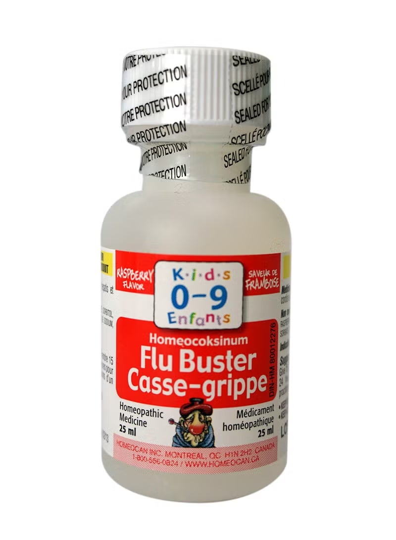 Kids 0-9 Flu Buster Oral Solution 25ml – Raspberry Flavor - Image 3