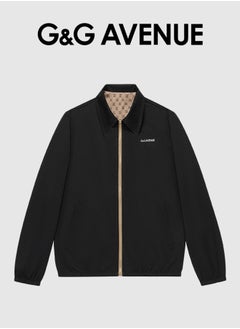 G&G AVENUE Spring and autumn Men's front zippered golf jacket Oversized casual high neck jacket with pockets for fashionable office  - Image 2