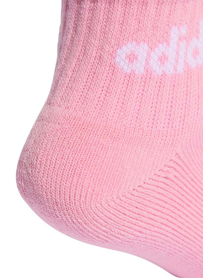 Adidas Kids 5 Pack Ankel Linear Socks  - Image 4