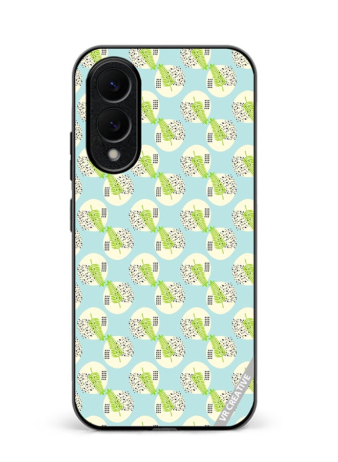 VR CREATIVE Protective Case Cover For Samsung Galaxy S25 Edge Decorative Design Multicolour