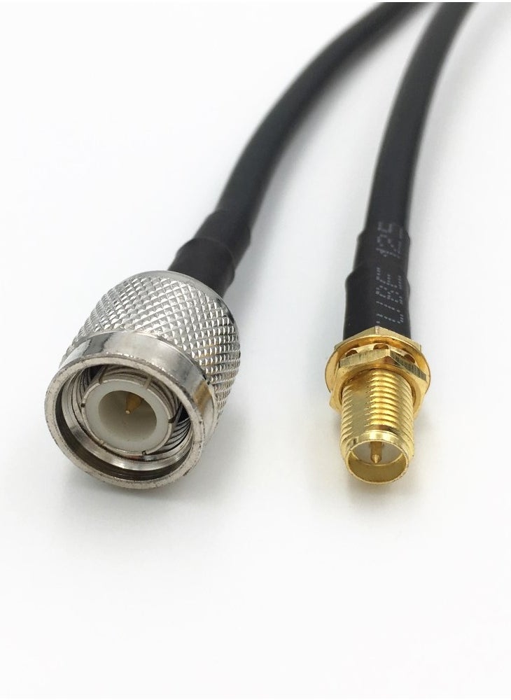 Ohm OHM TNC Male to RP-SMA Female Antenna Cable RG58  - Image 2